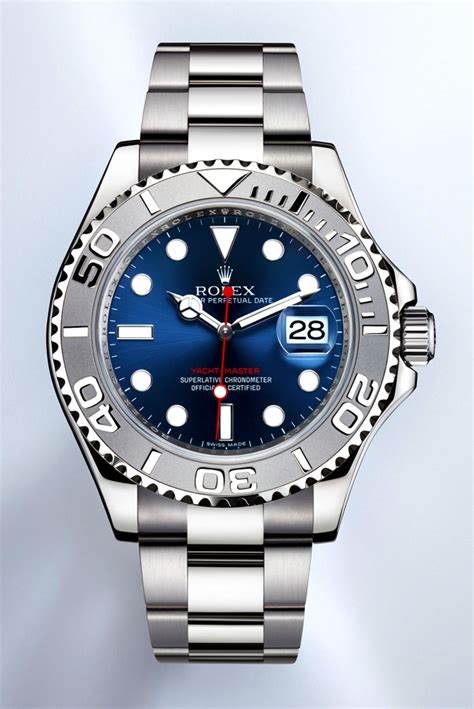 rolex yachtmaster blue review|yacht master rolex watch price.